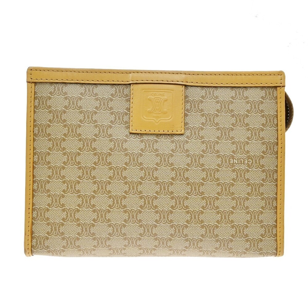 Celine Macadam Pochette Canvas and Leather